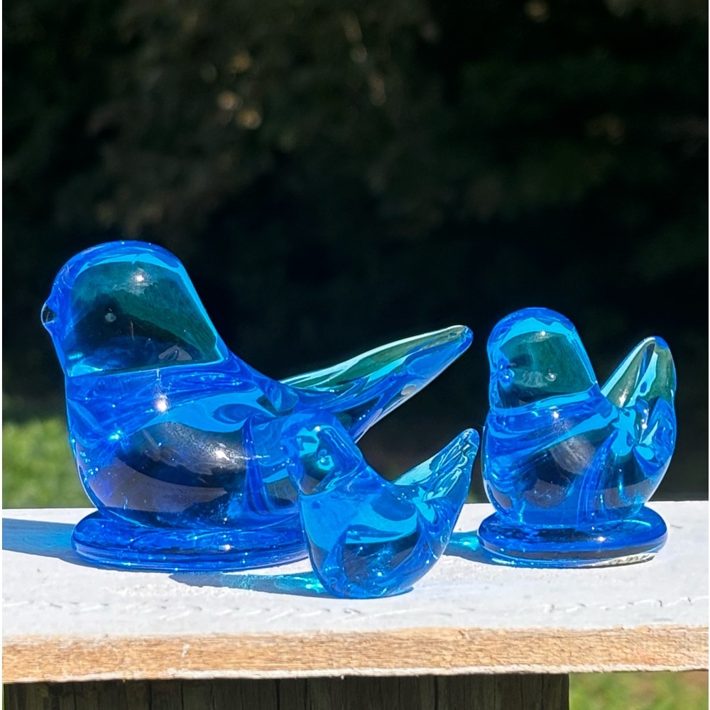 Family of Vintage Bluebirds of Happiness!